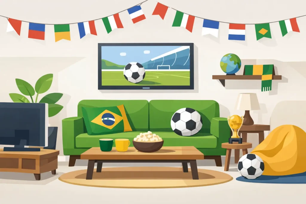 Decoração: móveis para Copa do Mundo
