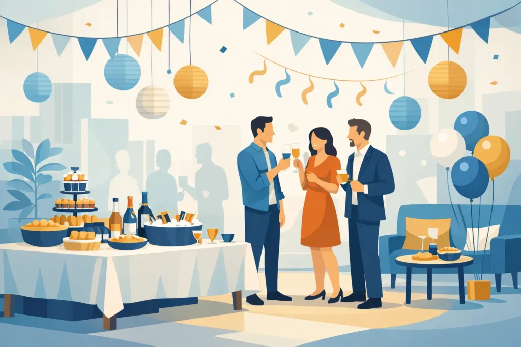 Decoração para confraternização de empresa