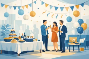 Decoração para confraternização de empresa