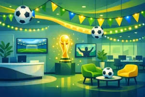 Decore sua empresa para Copa do Mundo com LED