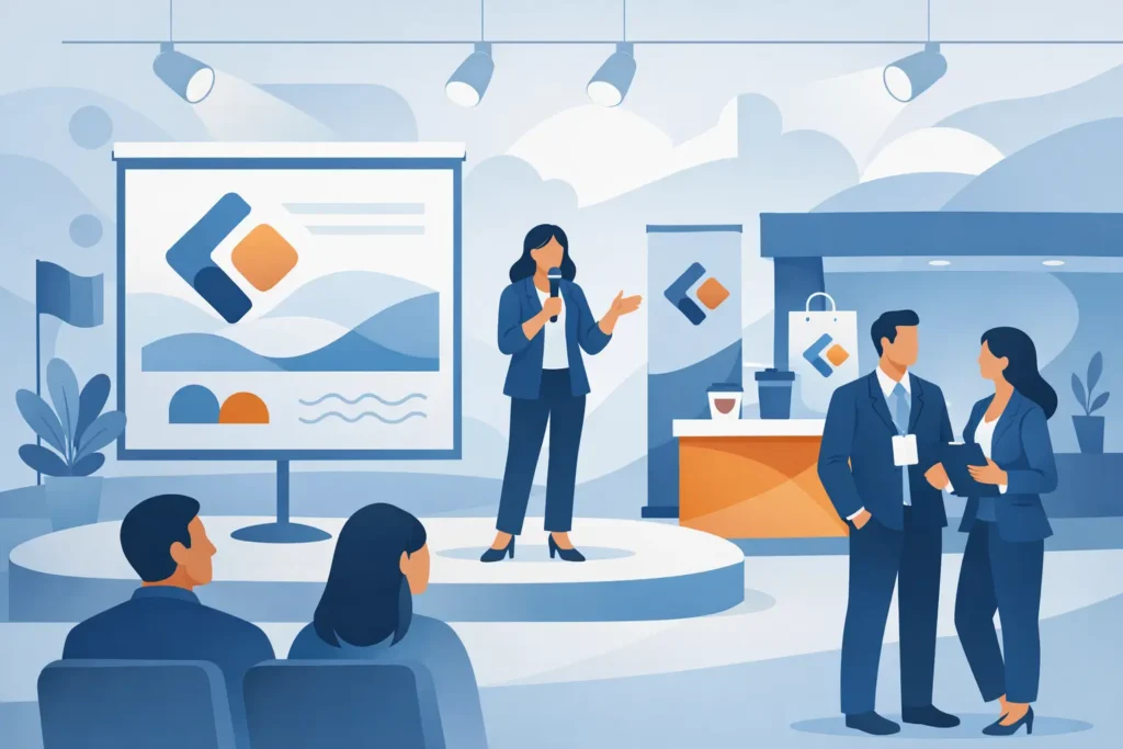 Identidade visual em eventos que marca presença