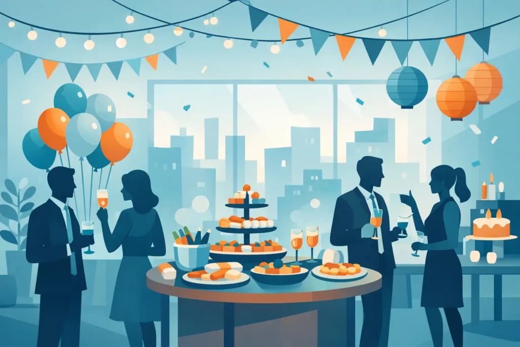 Festa de confraternização da empresa: decoração