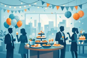 Festa de confraternização da empresa: decoração