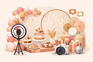 Itens decorativos para festa instagramável