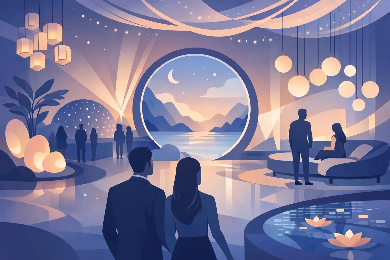 Tendências de decoração imersiva para eventos