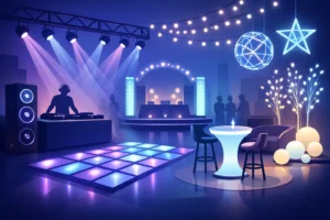 Decoração LED para eventos que marca presença