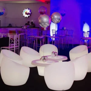 poltrona de led para evento