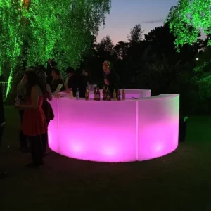 balcao led barman para evento