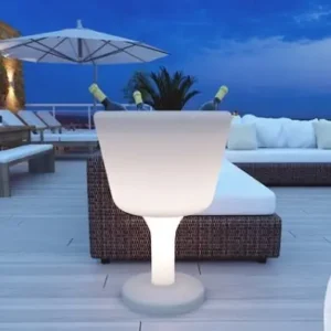 champanheira de led de chão para evento
