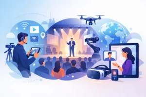 Como a tecnologia transforma eventos presenciais