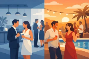 Como o ambiente influencia o comportamento dos convidados