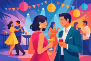Cores vibrantes em eventos sociais: como usar
