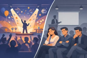 Por que alguns eventos encantam mais do que outros