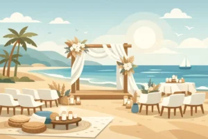 Casamento na praia: ideias de decoração contemporânea