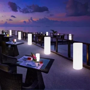 coluna de led rgbw 117 em evento