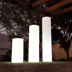 coluna de led decorativa rgb 162