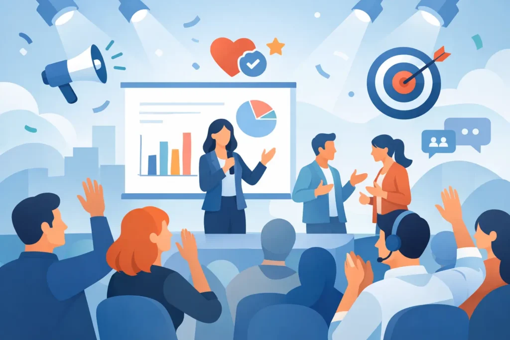 Como aumentar o engajamento dos participantes em eventos