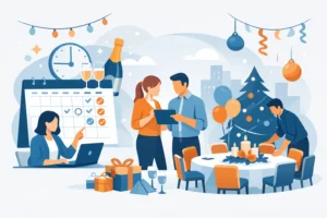 Festa de fim de ano da empresa: quando reservar móveis