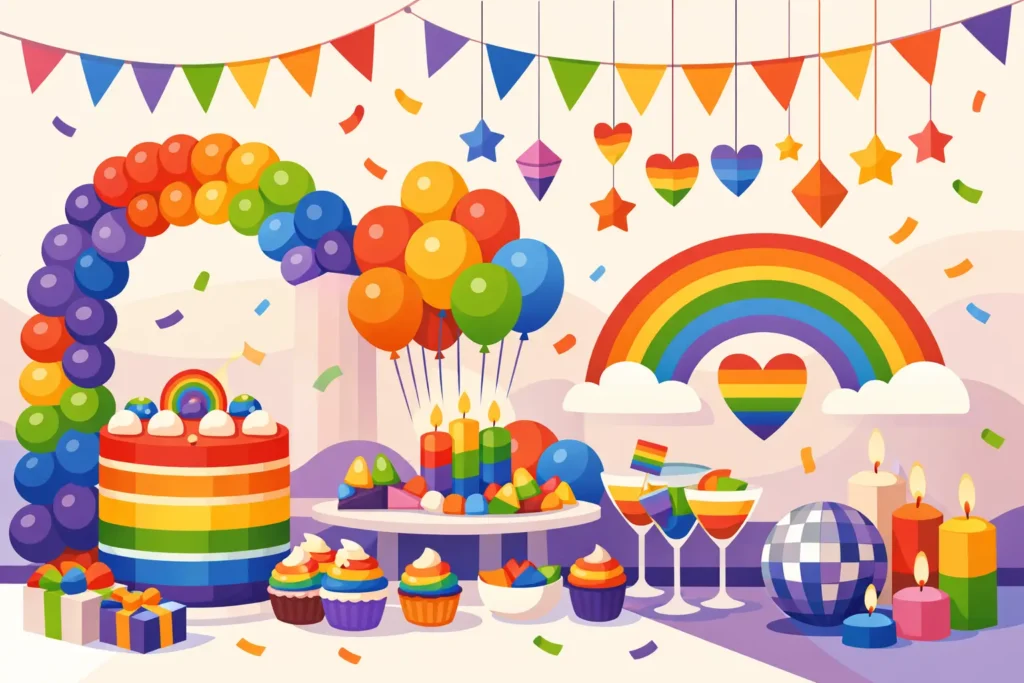 Festa Orgulho LGBTQIA+: decoração inesquecível