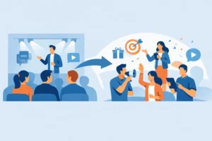 Do espectador a participante no live marketing