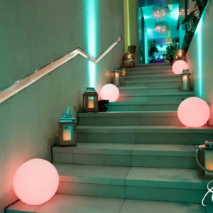 esfera led 35cm para festa