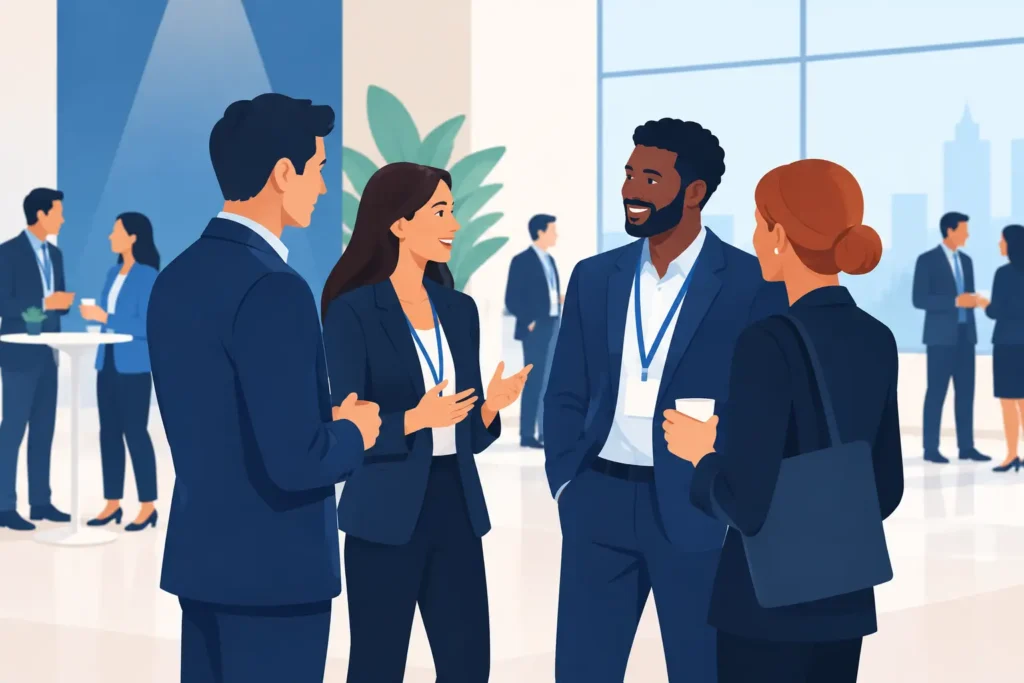 Networking não acontece sozinho em eventos corporativos