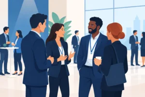 Networking não acontece sozinho em eventos corporativos
