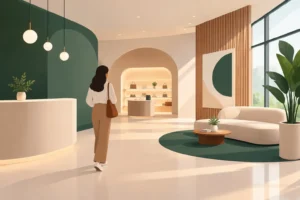 O espaço também comunica na experiência de marca