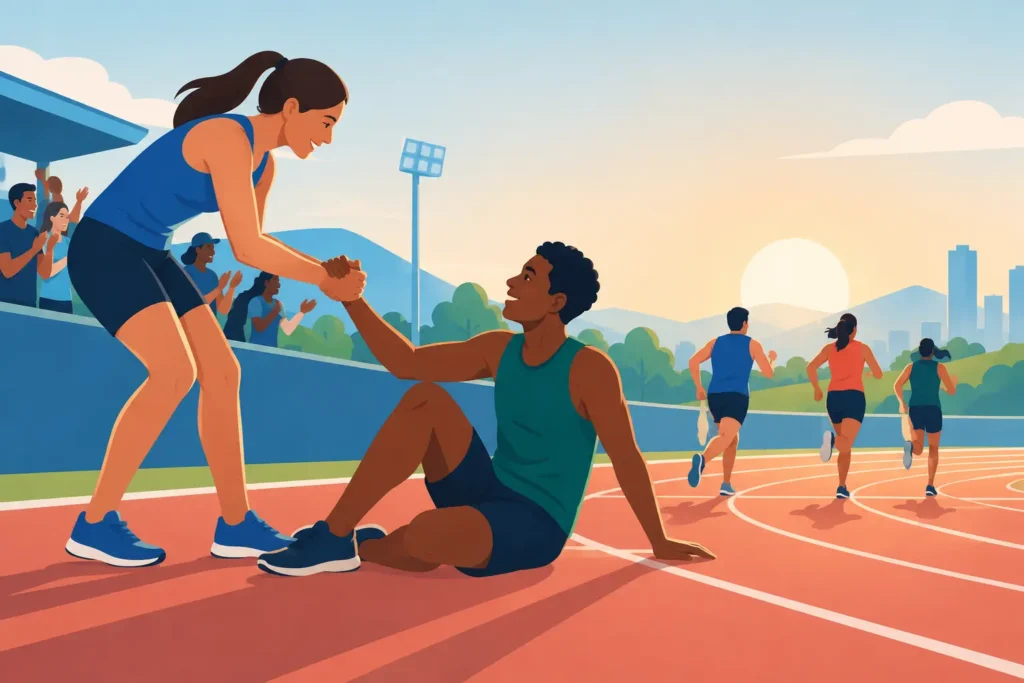 Além da competição nos eventos esportivos