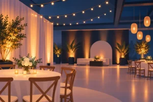 Quando usar iluminação decorativa em eventos